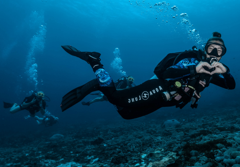 Scuba diver in Costa Rica